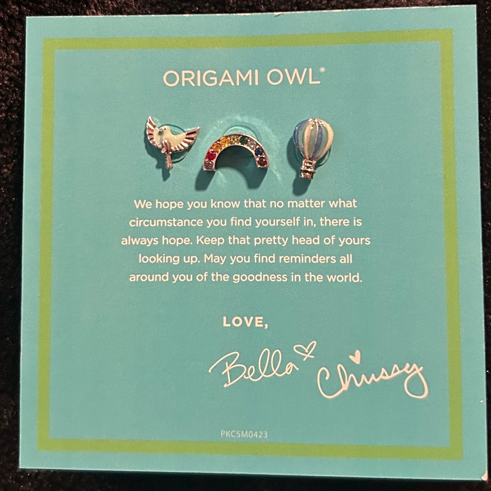 Origami Owl Charm of the Month April 2023 Charms